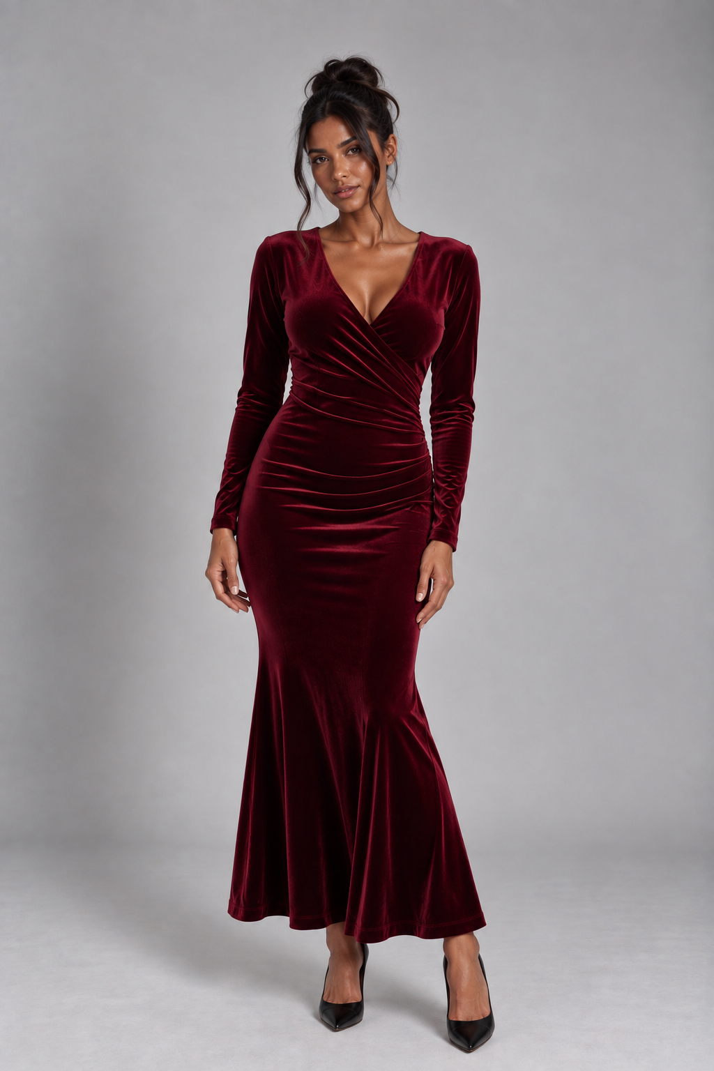 Avery Velvet Maxi Dress