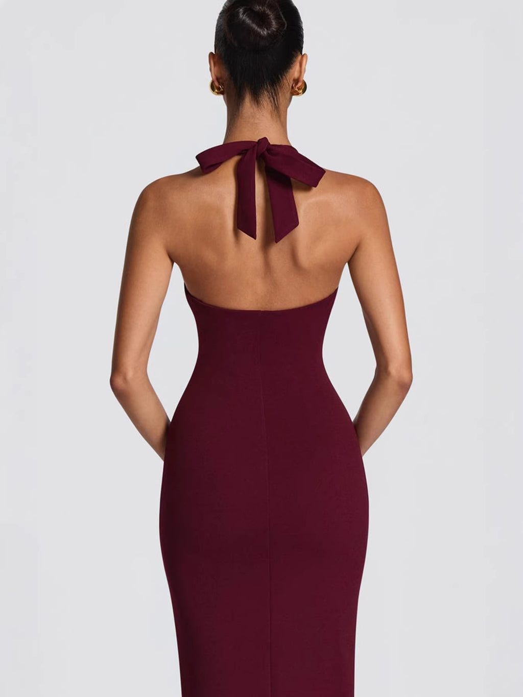 Isabella Halter Neck Mermaid Dress