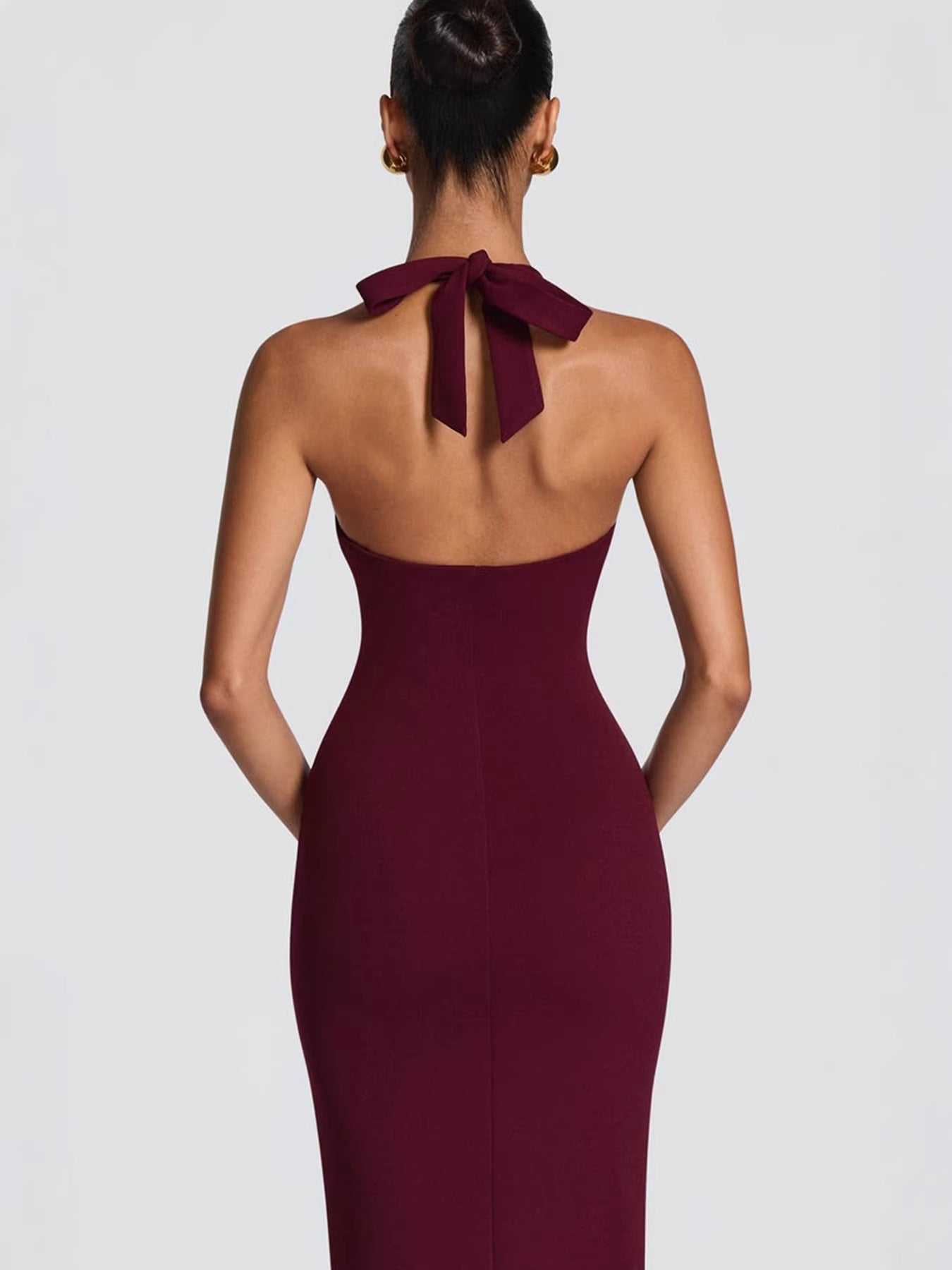Isabella Halter Neck Mermaid Dress