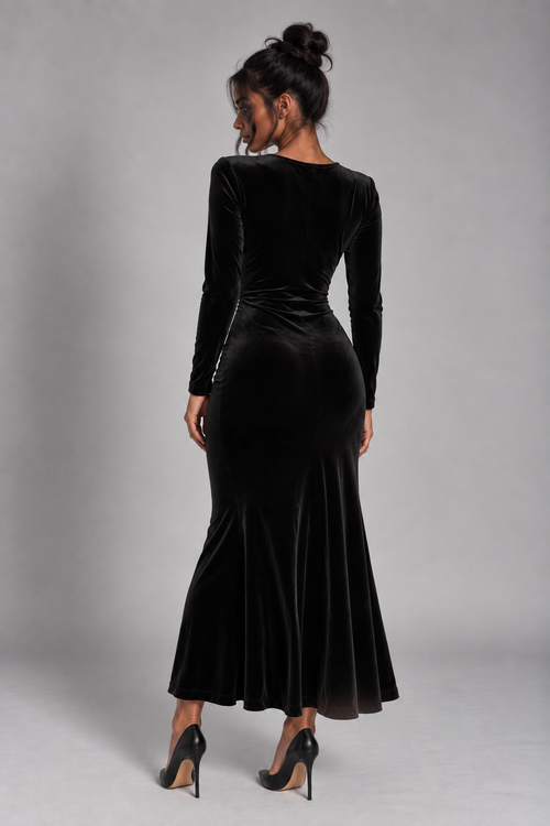 Avery Velvet Maxi Dress