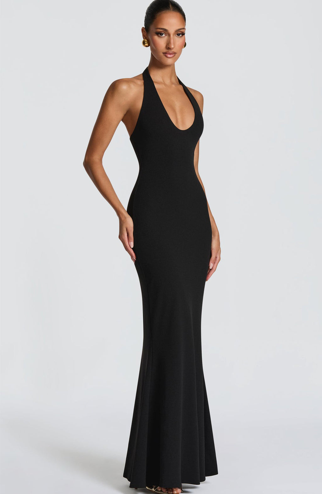 Isabella Halter Neck Mermaid Dress