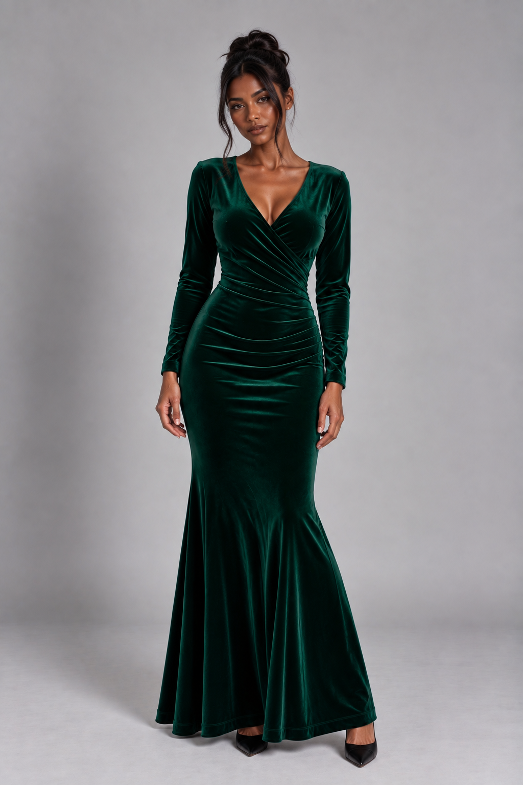 Avery Velvet Maxi Dress