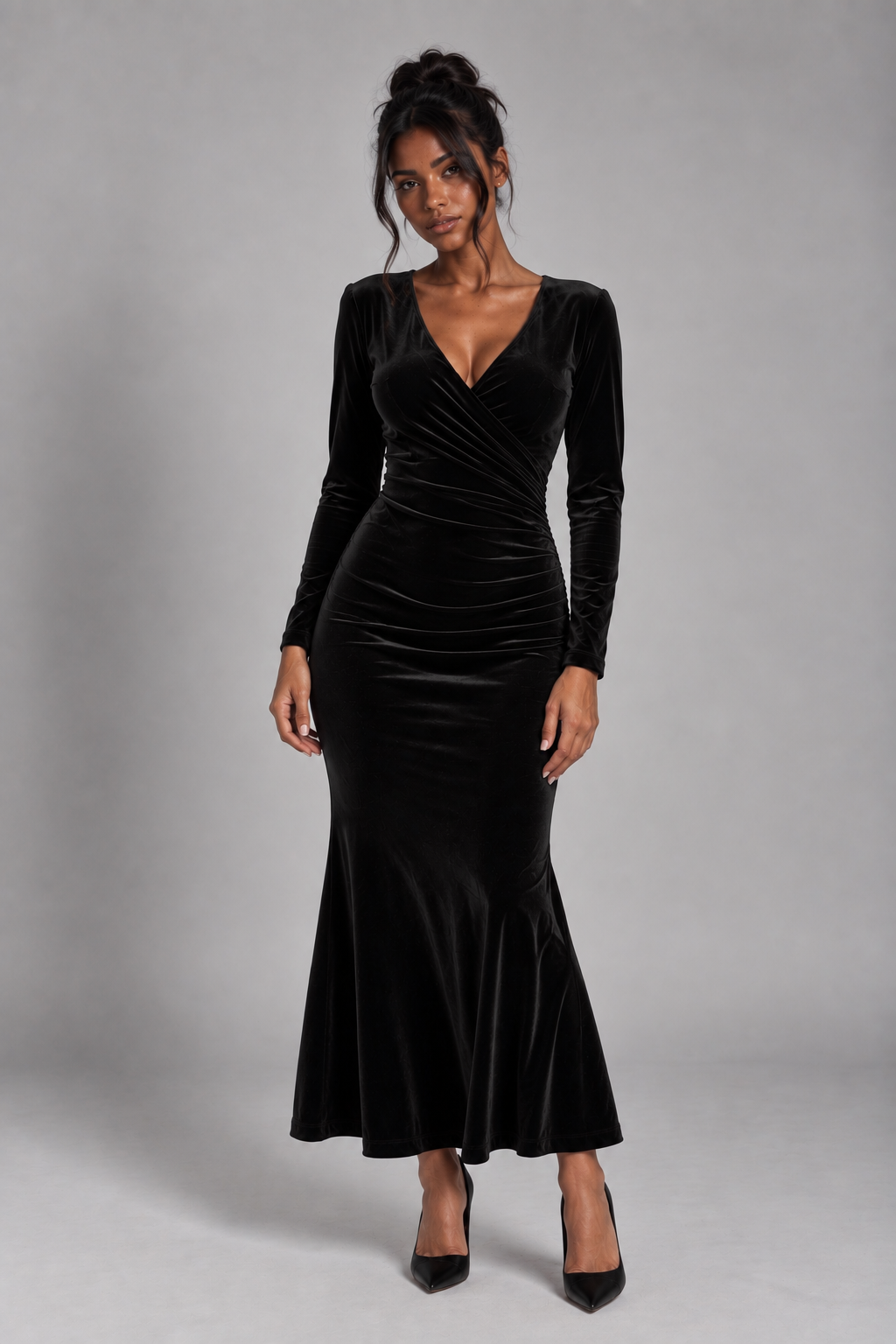 Avery Velvet Maxi Dress