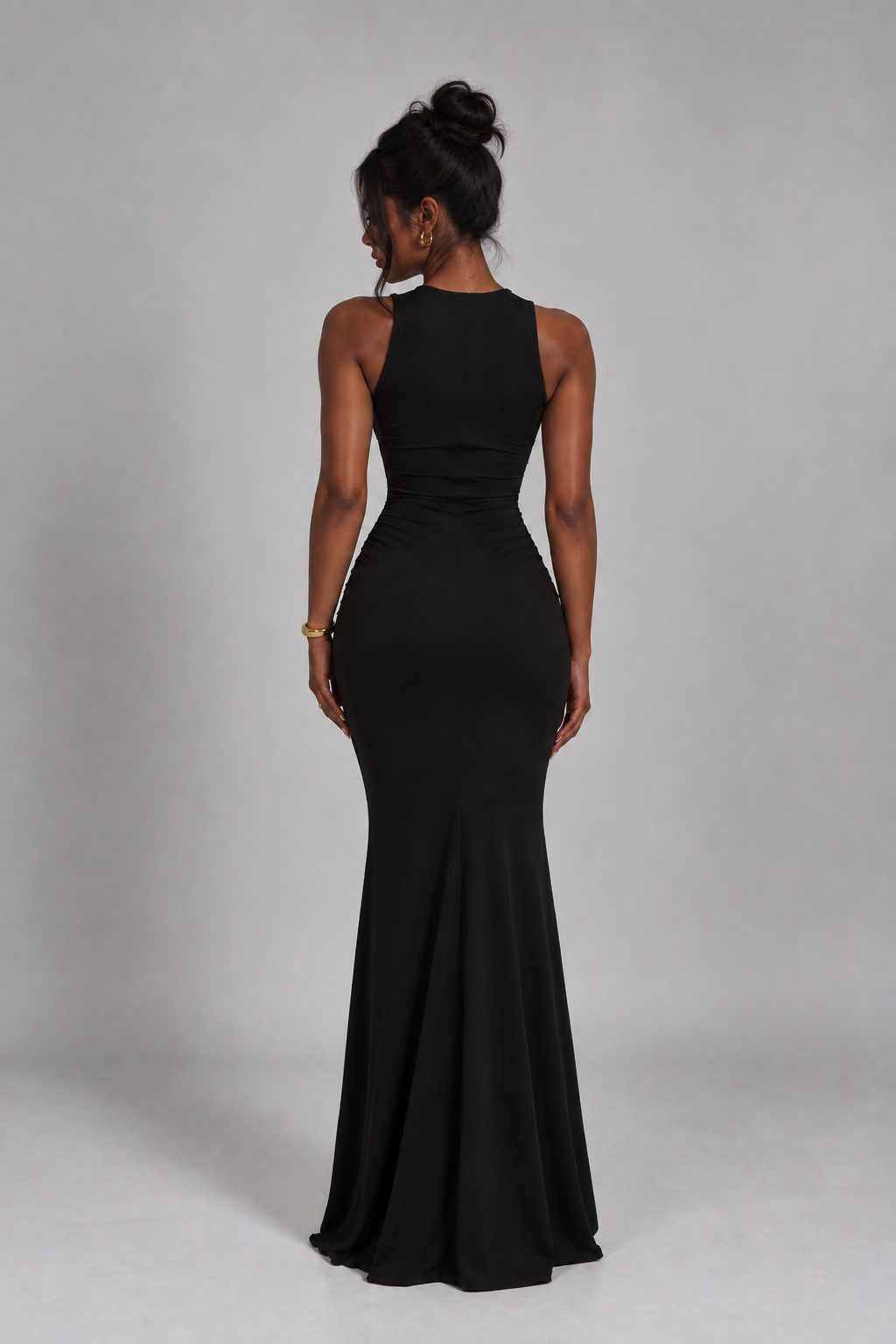 Claire Ruched Maxi Dress