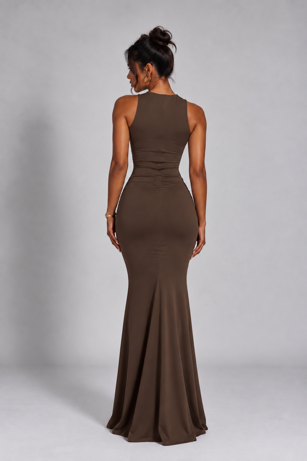 Claire Ruched Maxi Dress