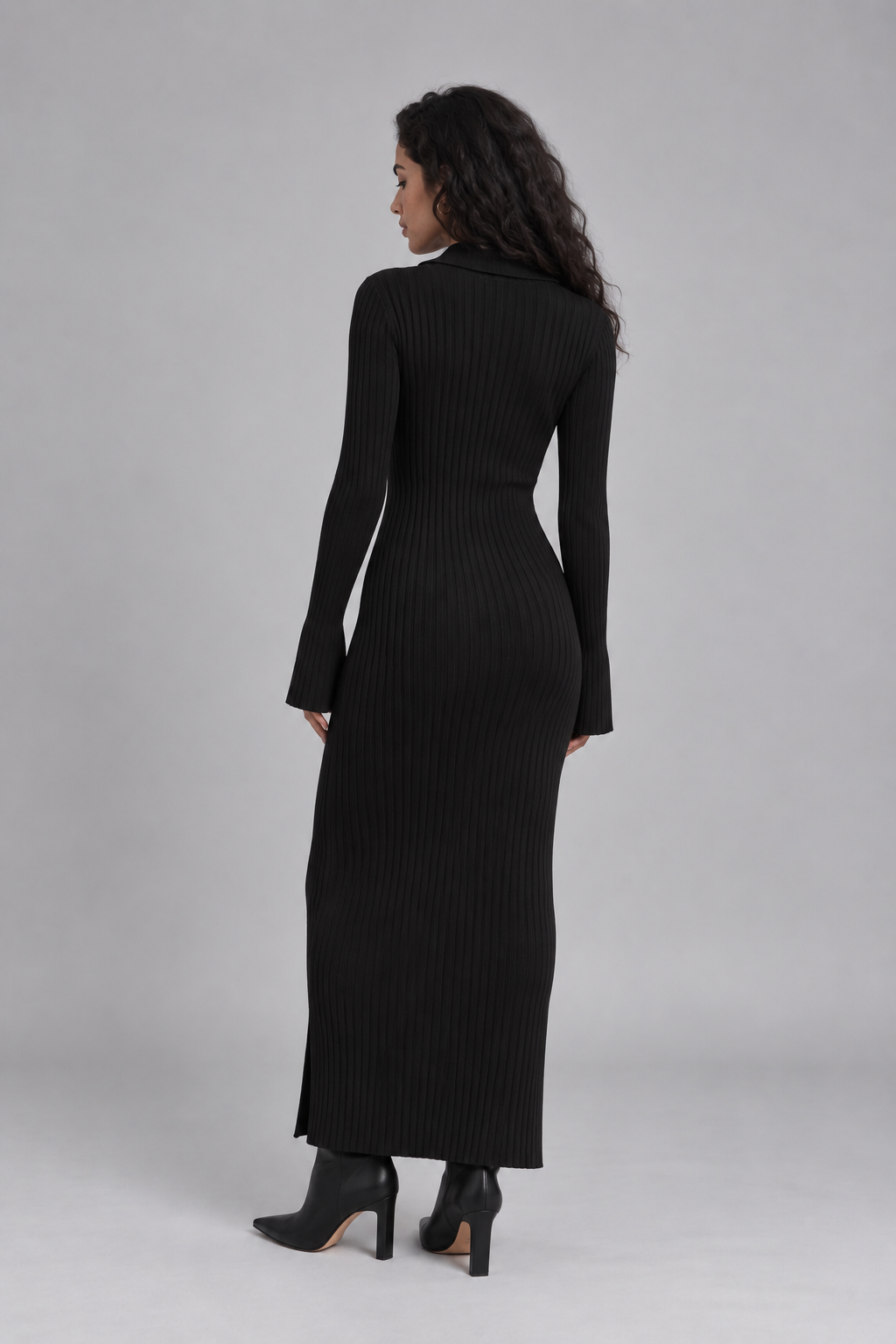 Amelia Ribbed Knit Dress