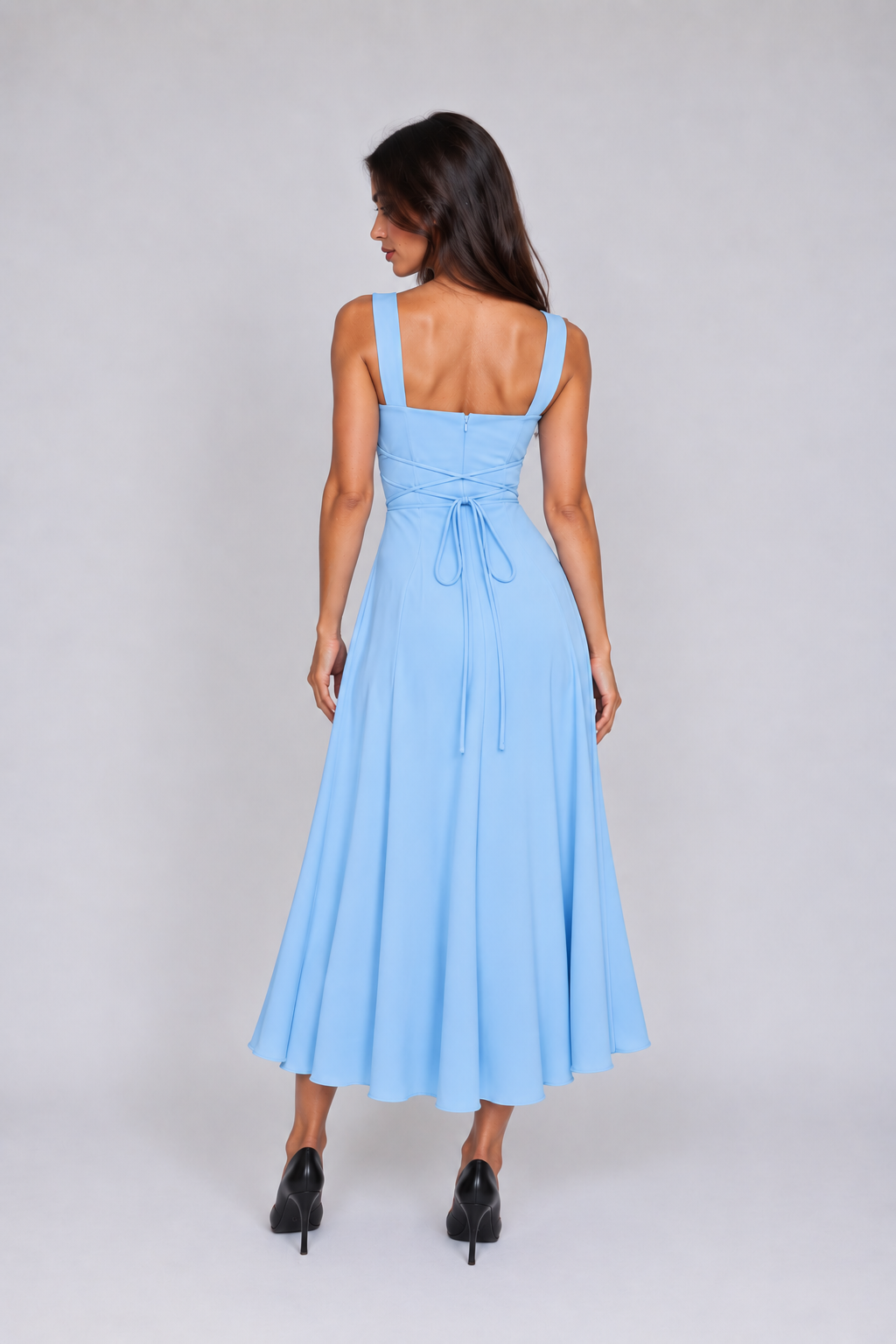 Clara Square Neck Dress