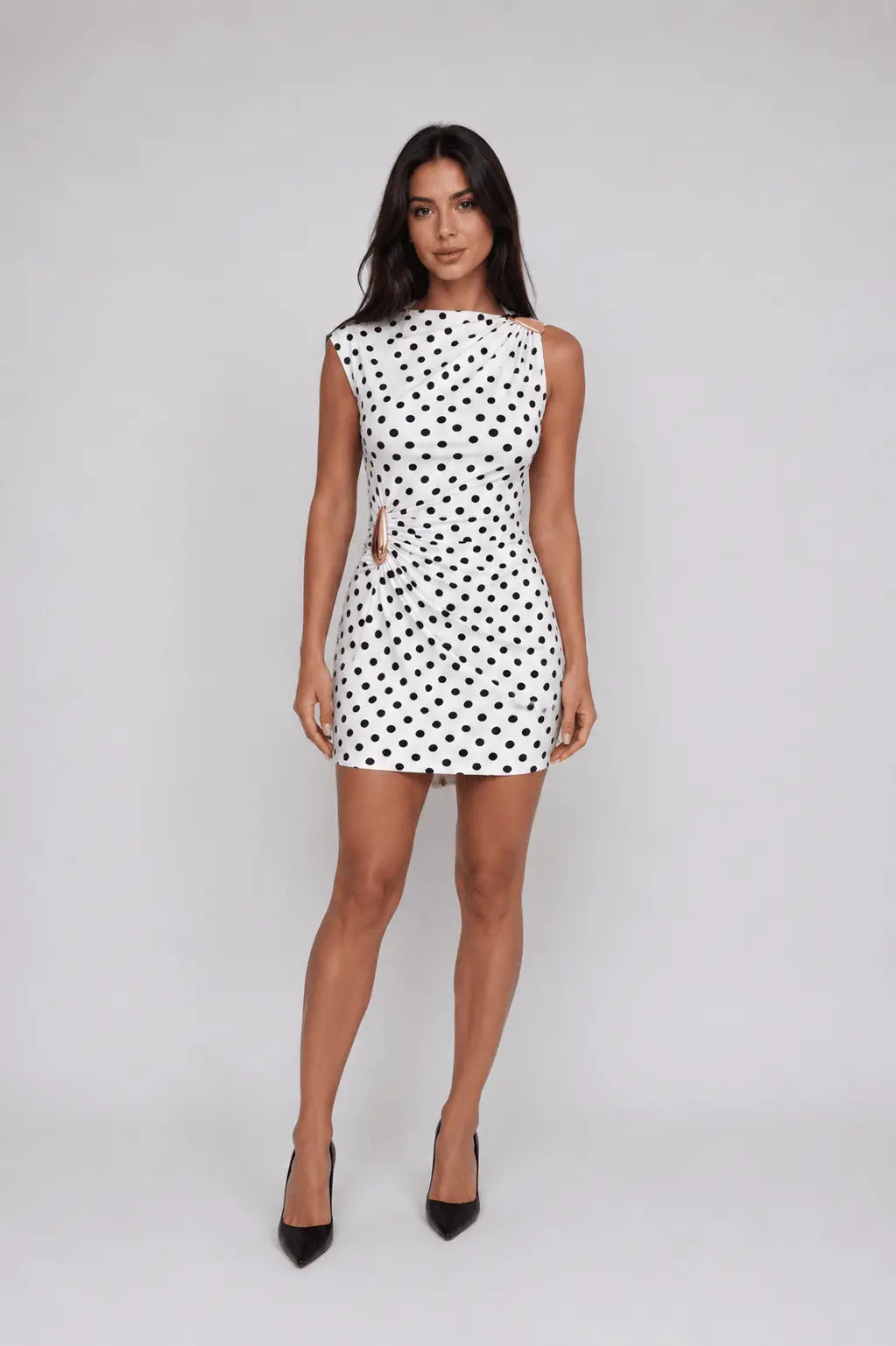 Maggie Ruched One-Shoulder Dress - Elegant Way